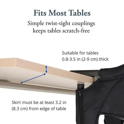 Pivvital Hook-On High Chair – Portable Clip-On Chair for Travel & Home (6–36 Months)