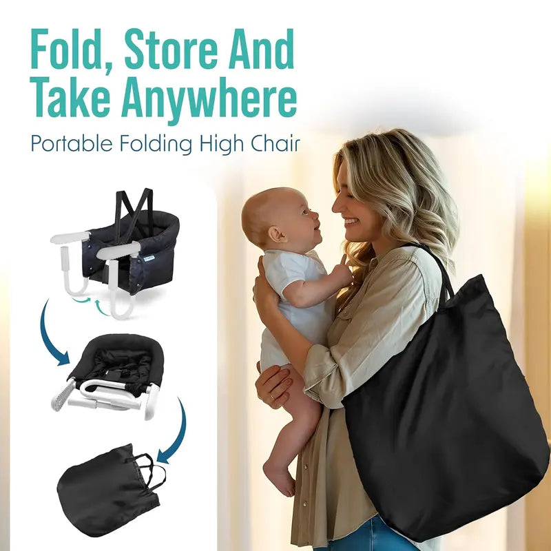 Pivvital Hook-On High Chair – Portable Clip-On Chair for Travel & Home (6–36 Months)